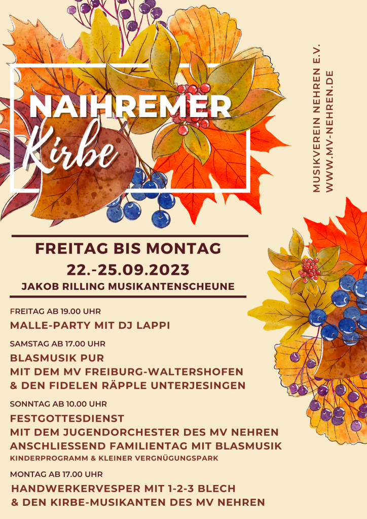 Cream-Minimalist-Autumn-Festival-Flyer-724x1024 Naihremer Kirbe - 2023