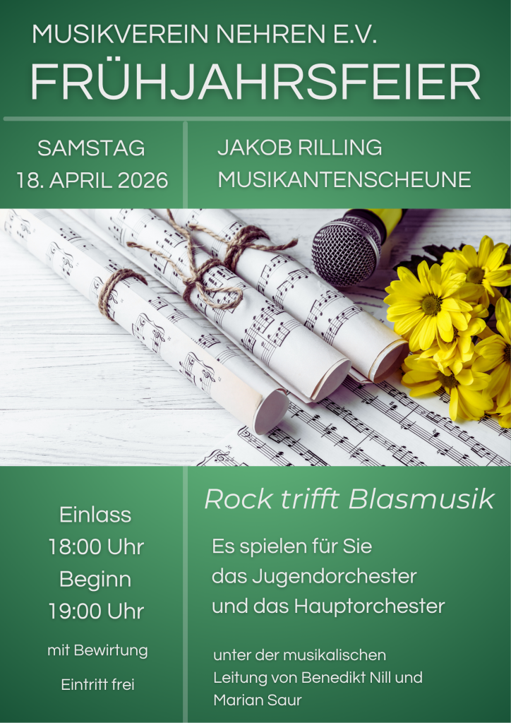 Plakat-Fruehjahrsfeier-2026-724x1024 🎶 Frühjahrsfeier 2026 – Rock trifft auf Blasmusik